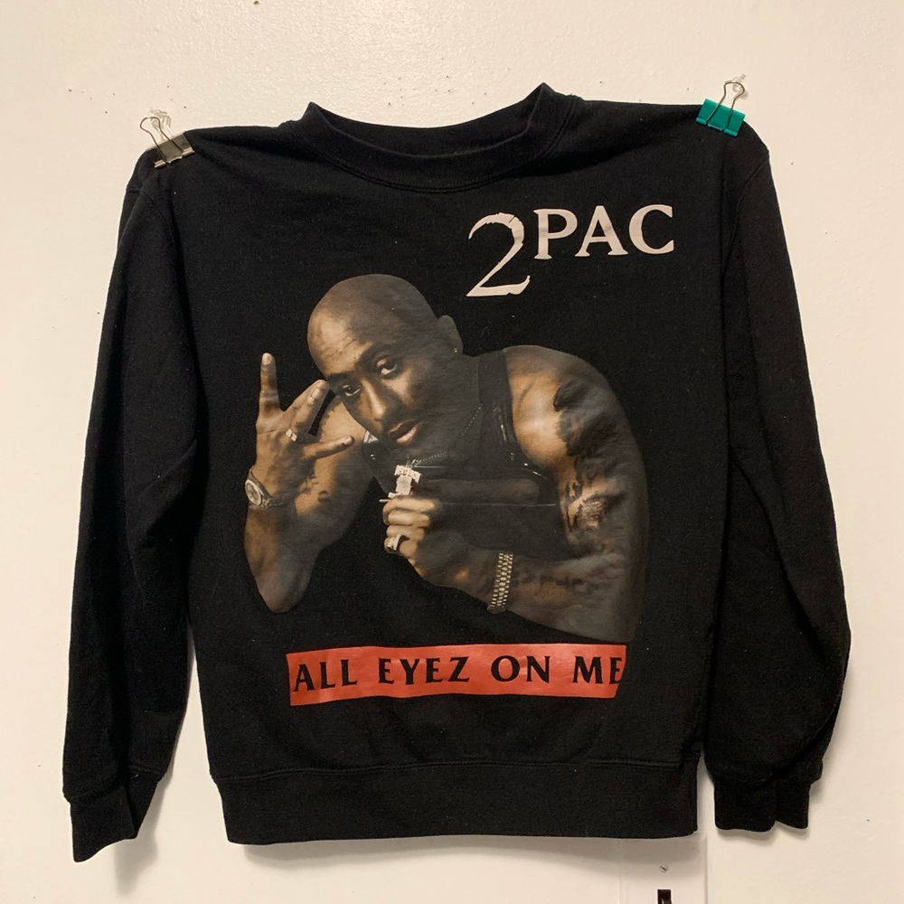 2Pac All Eyez On Me Crewneck  Sweater V